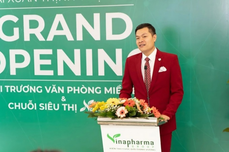 Ông Phạm Quang Trường, Chủ tịch Tập đoàn Vinapharma – Group, phát biểu tại buổi lễ.